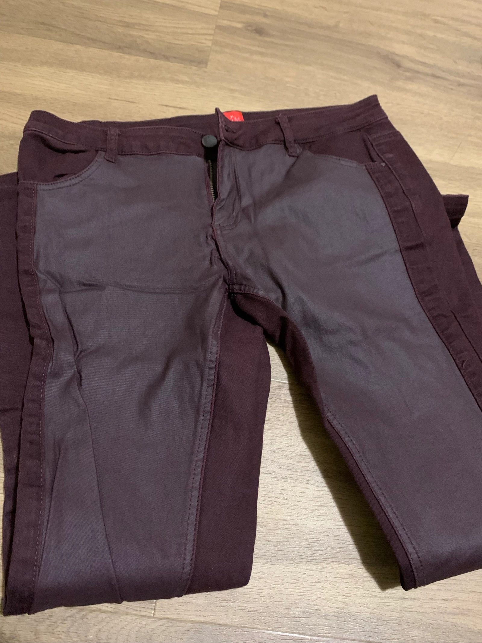 Calça miss Captain bordeaux efeito gelado – photo 2